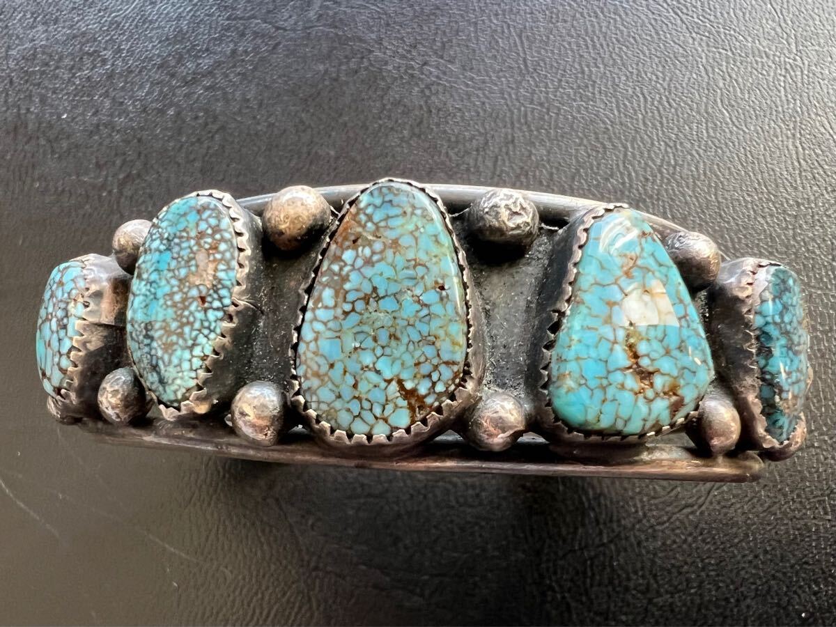 NAVAJO【OLD PAWN】1960~70's GEM ネバダブルー ターコイズ NAVAJO【OLD PAWN】1960~70's GEM ネバダブルー ターコイズ