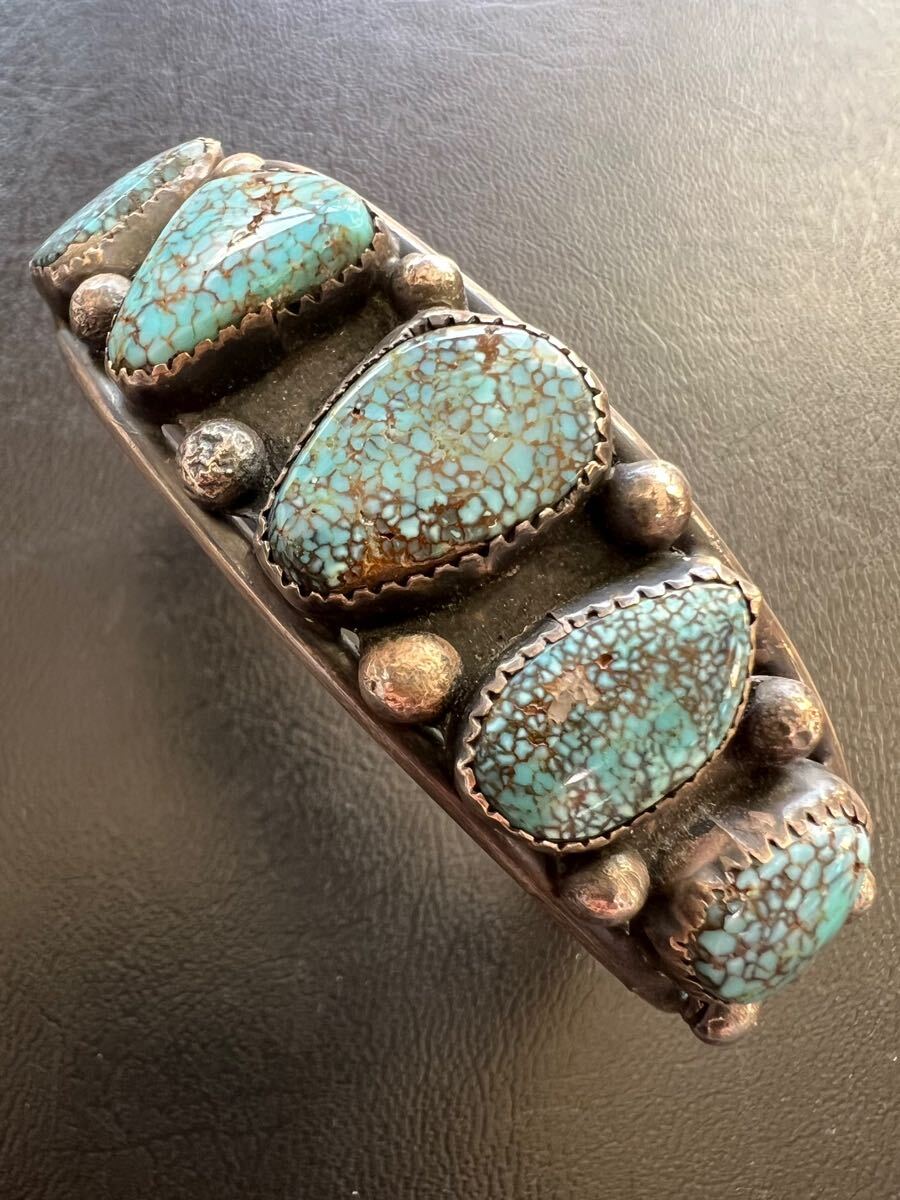 NAVAJO【OLD PAWN】1960~70's GEM ネバダブルー ターコイズ NAVAJO【OLD PAWN】1960~70's GEM ネバダブルー ターコイズ