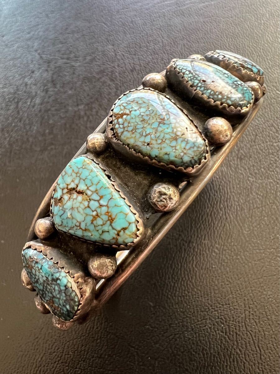 NAVAJO【OLD PAWN】1960~70's GEM ネバダブルー ターコイズ NAVAJO【OLD PAWN】1960~70's GEM ネバダブルー ターコイズ