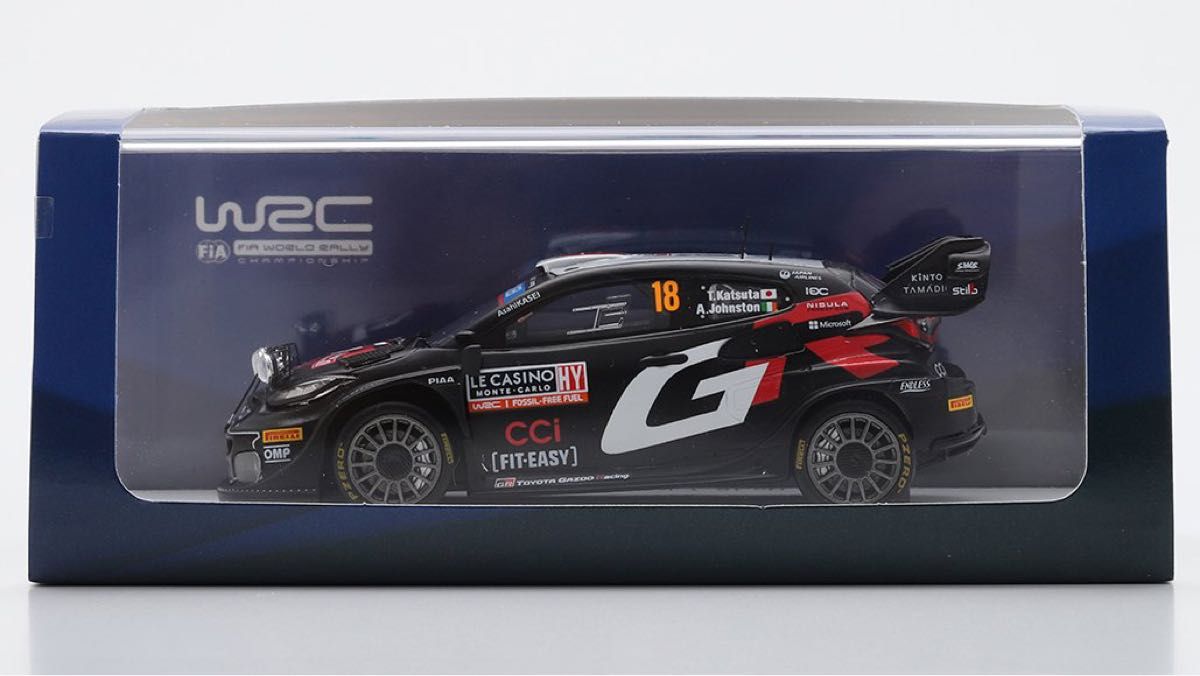 WRC限定パッケージ 1/43 トヨタ ヤリス WRC No 18 2024 Monte WRC限定パッケージ 1/43 トヨタ ヤリス WRC No 18 2024 Monte