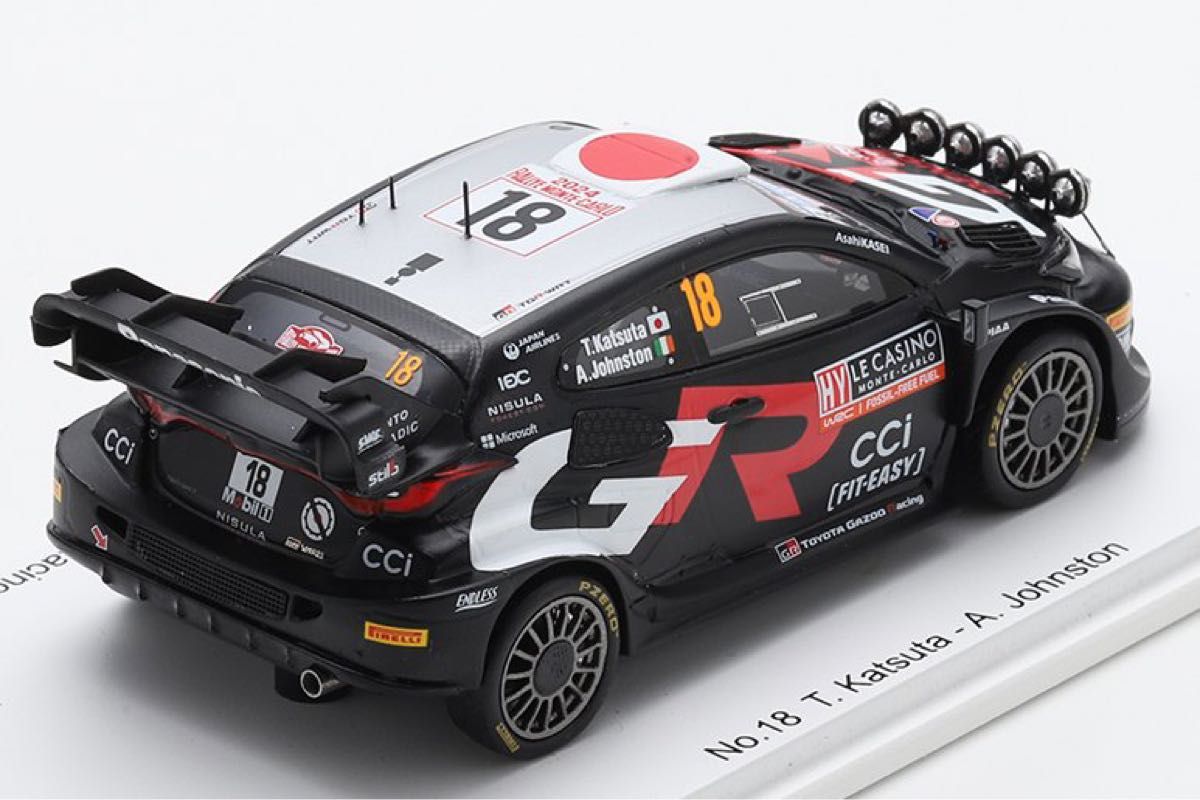 WRC限定パッケージ 1/43 トヨタ ヤリス WRC No 18 2024 Monte WRC限定パッケージ 1/43 トヨタ ヤリス WRC No 18 2024 Monte