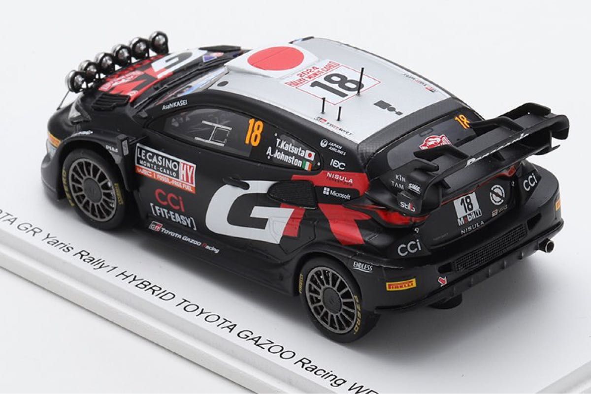 WRC限定パッケージ 1/43 トヨタ ヤリス WRC No 18 2024 Monte WRC限定パッケージ 1/43 トヨタ ヤリス WRC No 18 2024 Monte