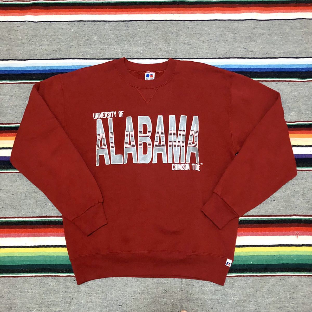 Made in USA RUSSELL ALABAMA UNV スウェット 検索:古着　アメカジ　アラバマ　カレッジ　ラッセル　90’s_画像3