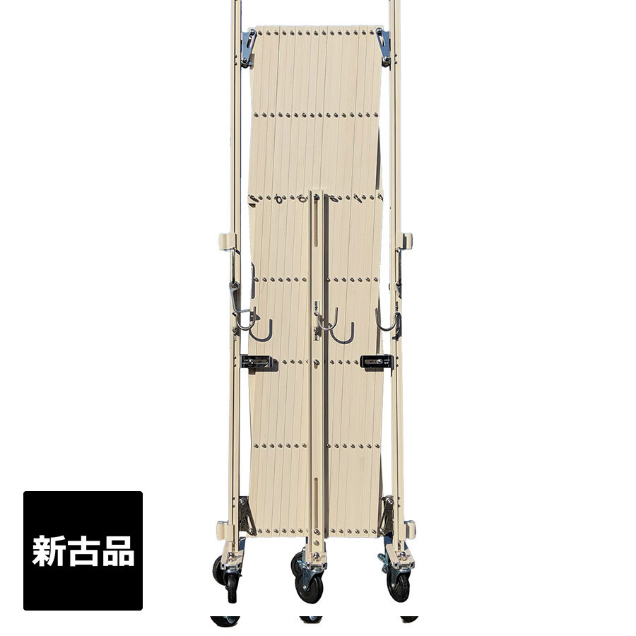( 新古品 )EXG1840N(J)-WWN アルミゲート(木目調ホワイト)W4.5×H1.9m 門扉 キャスターゲート クロスゲート アルミ アルマックス