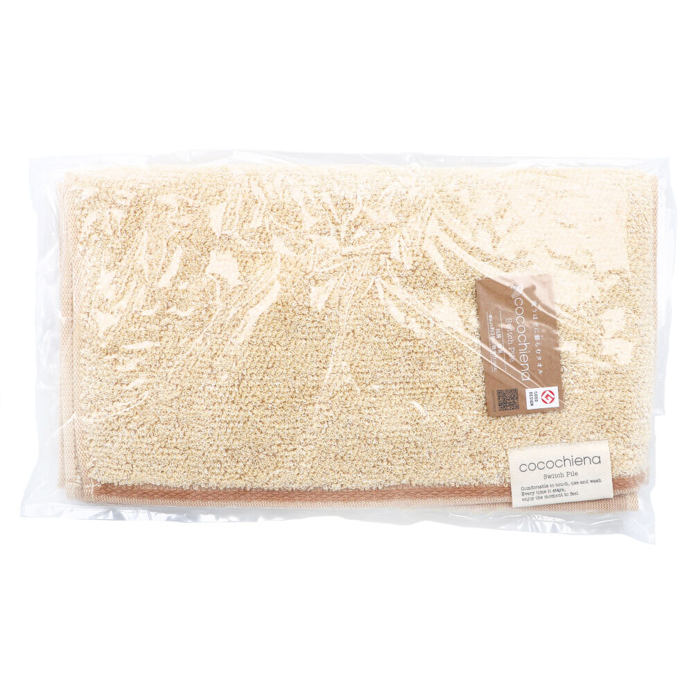 【まとめ買う】[11月26日まで特価]cocochiena2(ココチエナ2) フェイスタオル 約34×80cm オレンジ CE7021 1枚入×40個