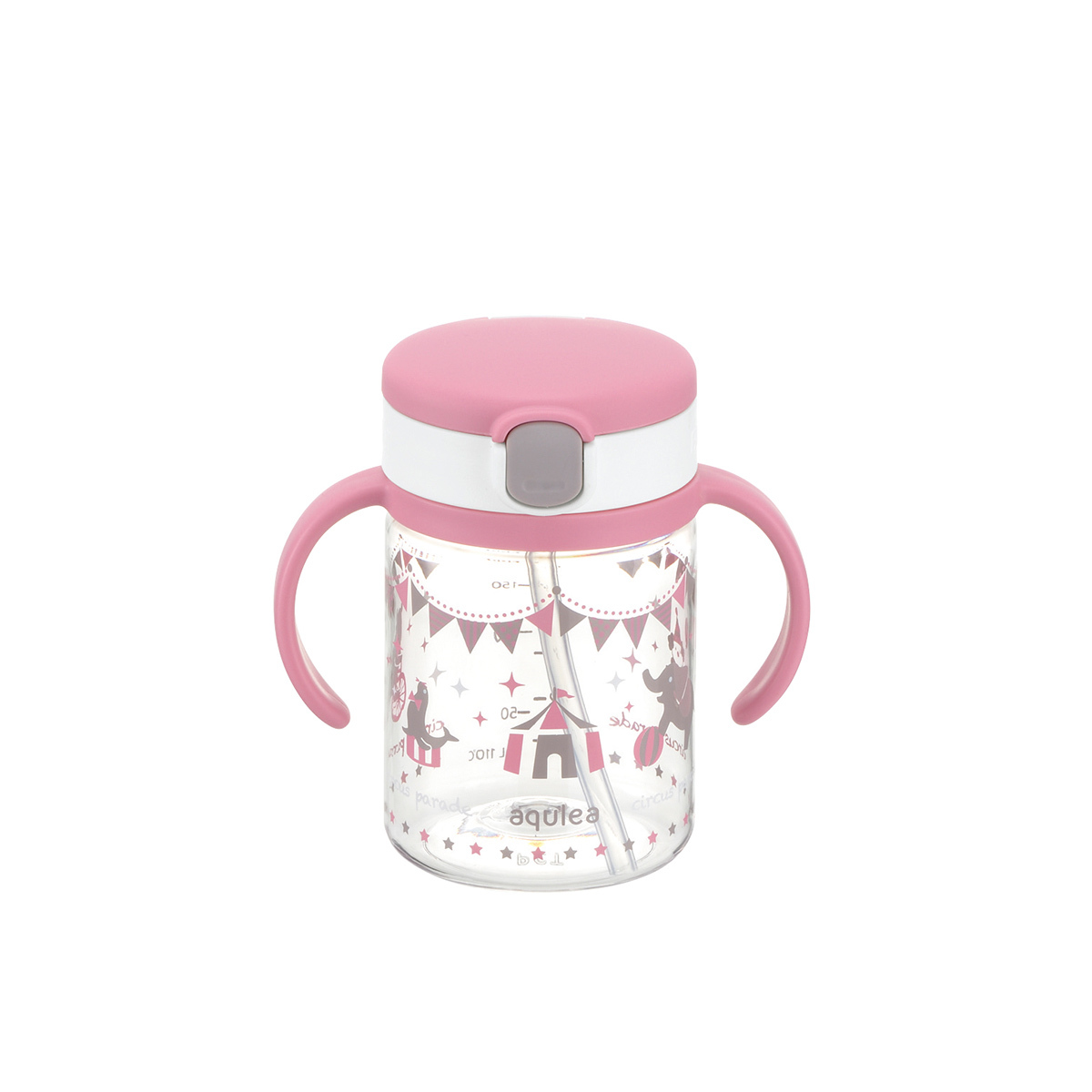 【まとめ買う】リッチェル アクリア おでかけストローマグR 200 ピンク×5個セット