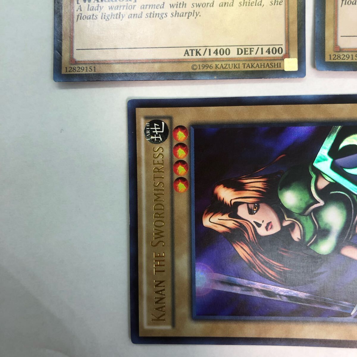 未使用品】遊戯王 英語版 女剣士カナン ウルトラレア 1st 3枚 未使用品】遊戯王 英語版 女剣士カナン ウルトラレア 1st 3枚