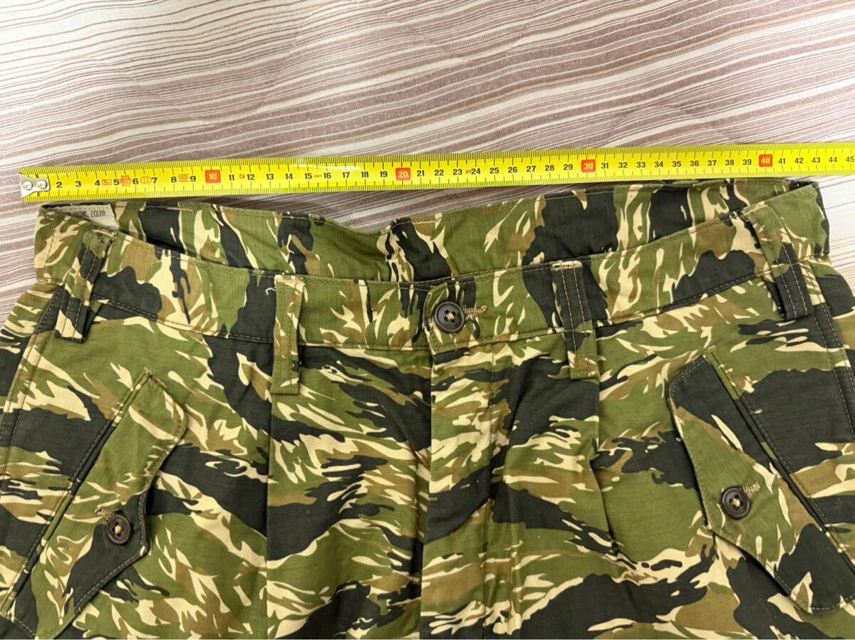 數(shù)回著用 FREEWHEELERS フリーホイーラーズ UNION SPECIAL OVERALLS Ryssman リスマン タイガーカモ ショートパンツ