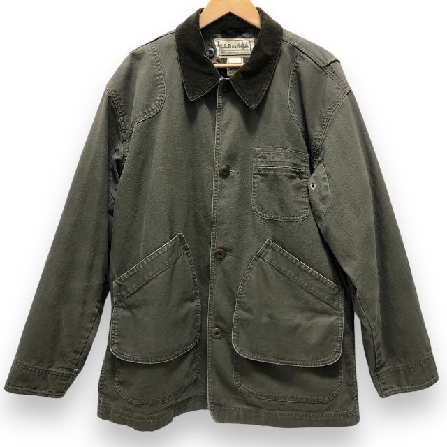レビュー高評価のおせち贈り物 アウトドア ハンティングジャケット ライナー付き ▼【L.L.Bean】エルエルビーン サイズM RA7483 メンズ 男性用 カーキ 男性用
