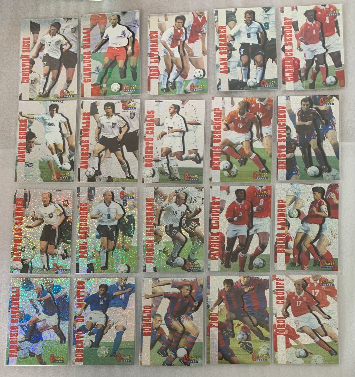 超レア 大量 RC キラ インサート Ronaldo Calcio 97 Eurostars ルーキー パラレル ロナウド サッカー カード セット