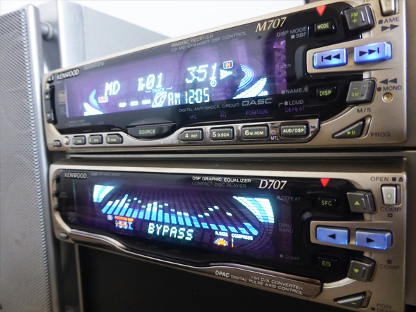 KENWOOD M707+D707! ☆スペアナ DSP グライコ KENWOOD M707+D707! ☆スペアナ DSP グライコ