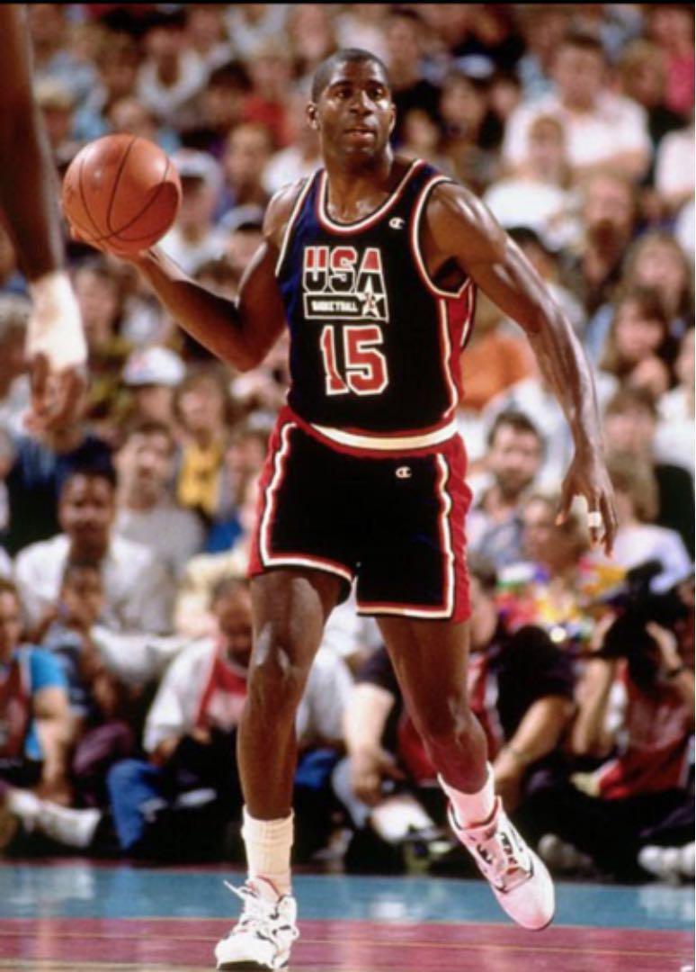 【希少】 初代ドリームチーム NBA マジック?ジョンソン JOHNSON #15 DREAMTEAM NIKE制 ユニフォーム ナイキ シャツ タンクトップ ジャージ