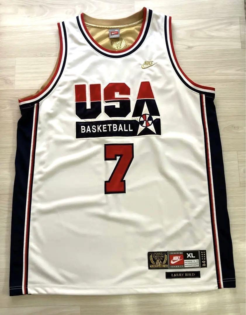 NBA ラリー・バード BIRD #7 DREAMTEAM 初代ドリームチーム NIKE製 ユニフォーム ナイキ シャツ タンクトップ　ジャージ 刺繍