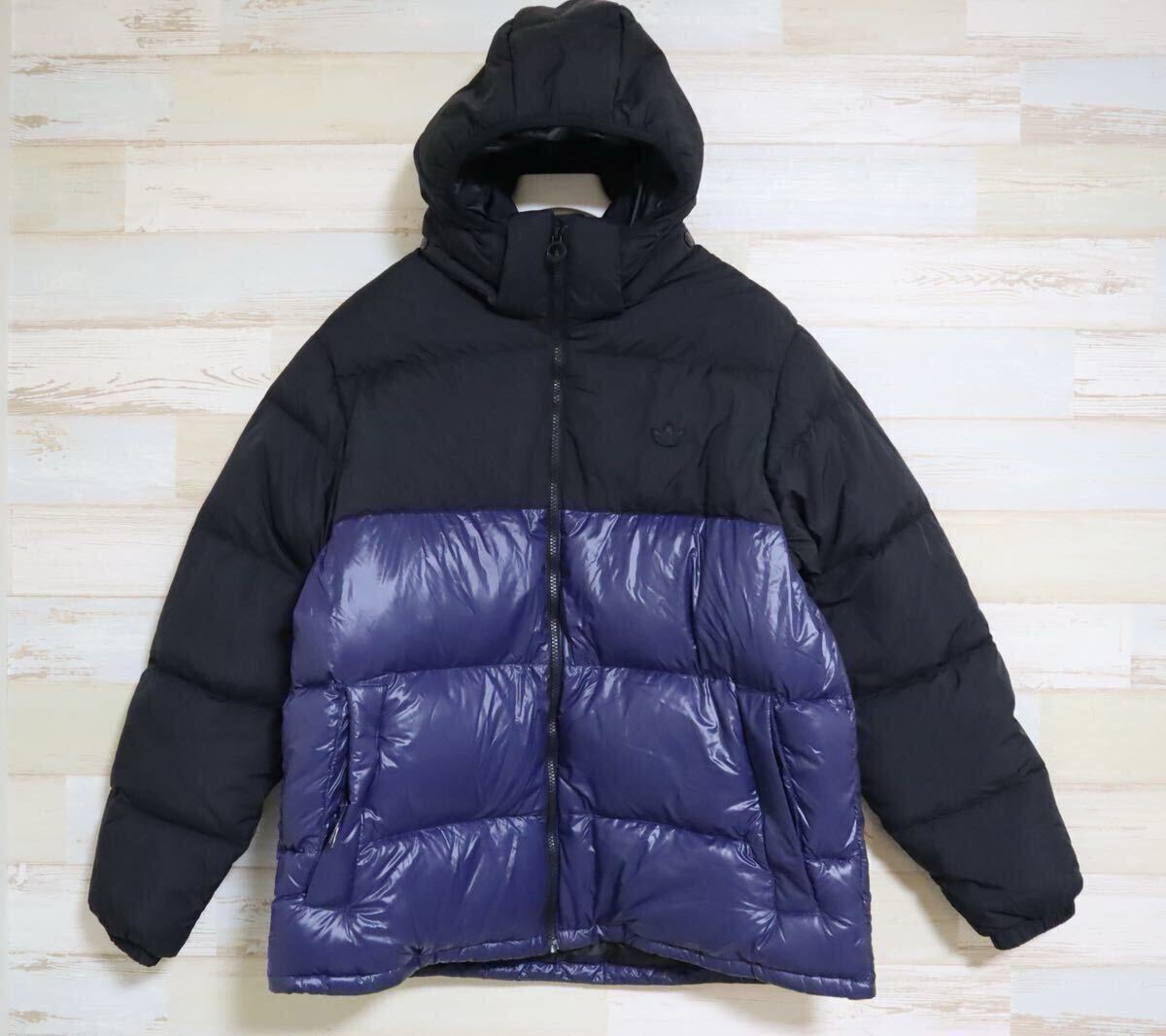 新品 定価27500円 XLサイズ adidas originals アディダス　オリジナルス　DOWN REGEN PUFF ダウンジャケット　ブラック　ネイビー