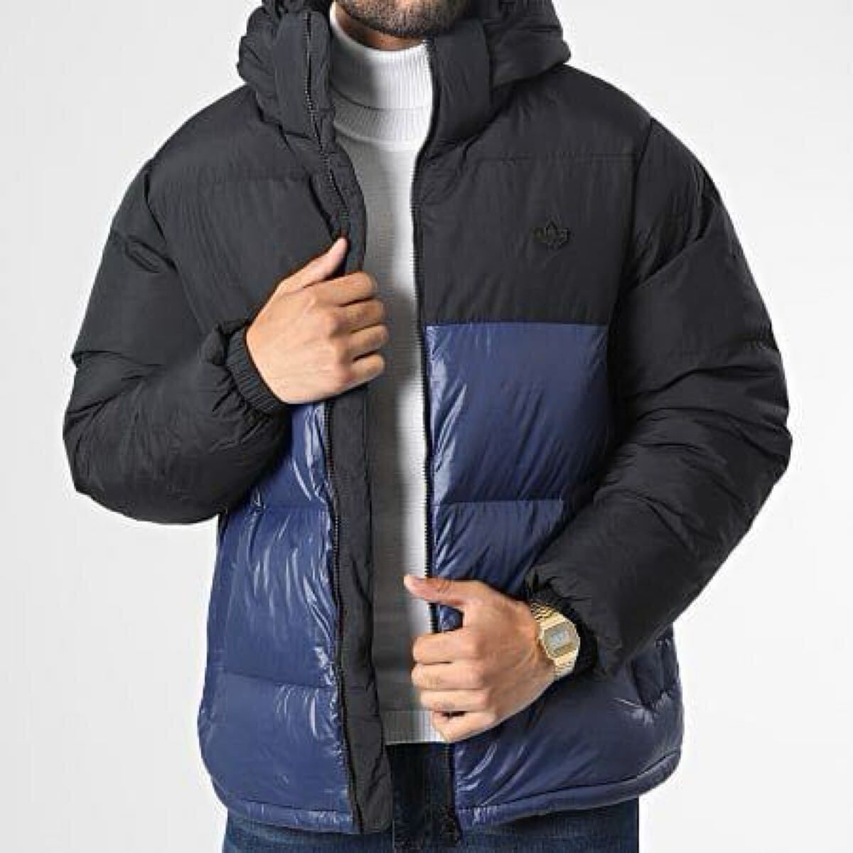 新品 定価27500円 XLサイズ adidas originals アディダス　オリジナルス　DOWN REGEN PUFF ダウンジャケット　ブラック　ネイビー