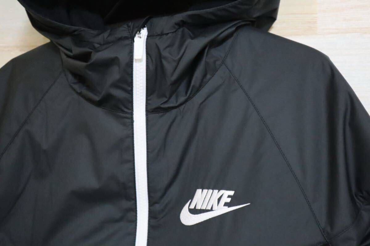 新品 150㎝ NIKE ナイキ キッズ　シェルパ　ウインドランナー　ボアジャケット　ブラック