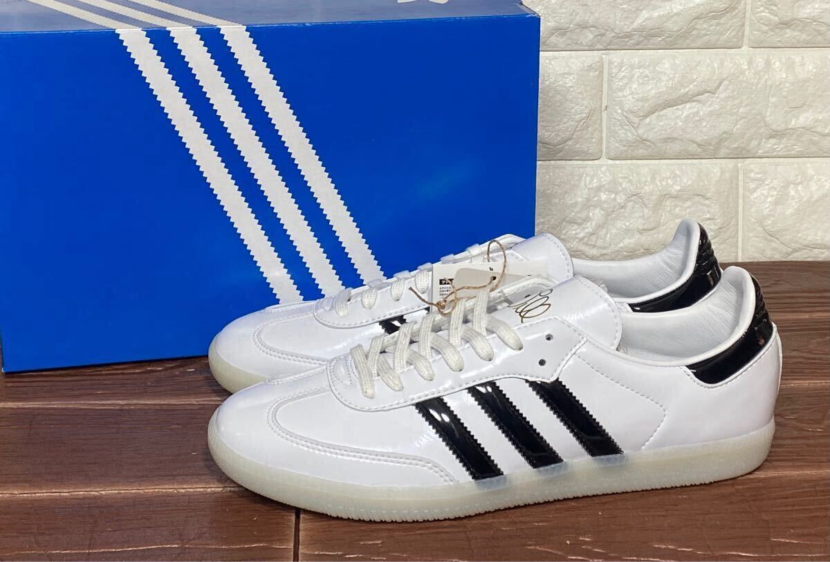 新品 定価17600円 27.5㎝　adidas アディダス スケートボーディング ディル サンバ パテント DILL SAMBA PATENT ジェイソンディル