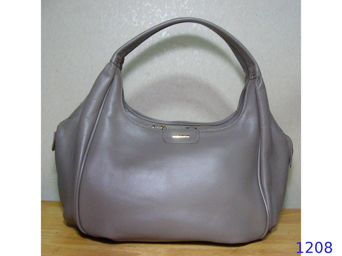 美品☆LA BAGAGERIE ラバガジェリー　ハンドバッグ　合皮　グレー