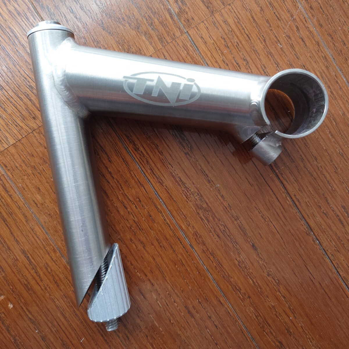 2024人気新作 110mm TNIチタンステム 希少新品 25.4mm ピスト　MTB スレッドステム　チタニウム 100mm～