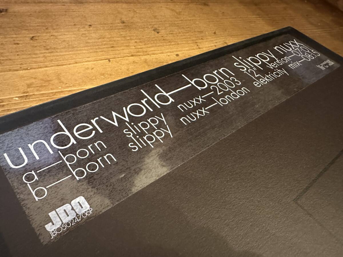 12”★Underworld / Born Slippy Nuxx / プログレッシブ・ハウス / ブレイクビーツ！London Elektricity