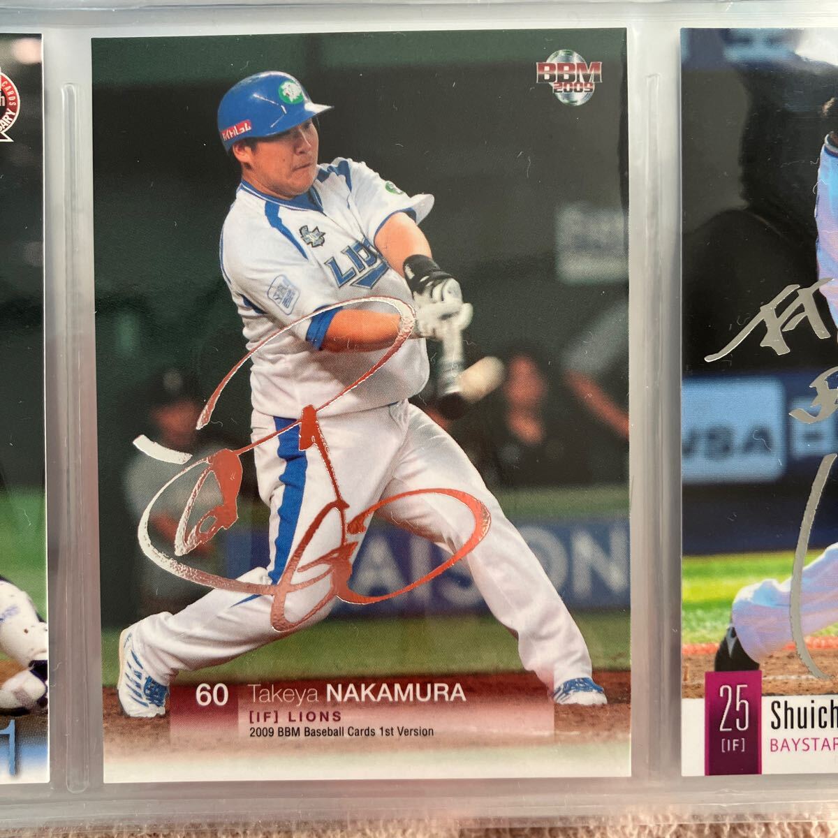 西武　中村剛也　サインパラレル　ライオンズ_画像1