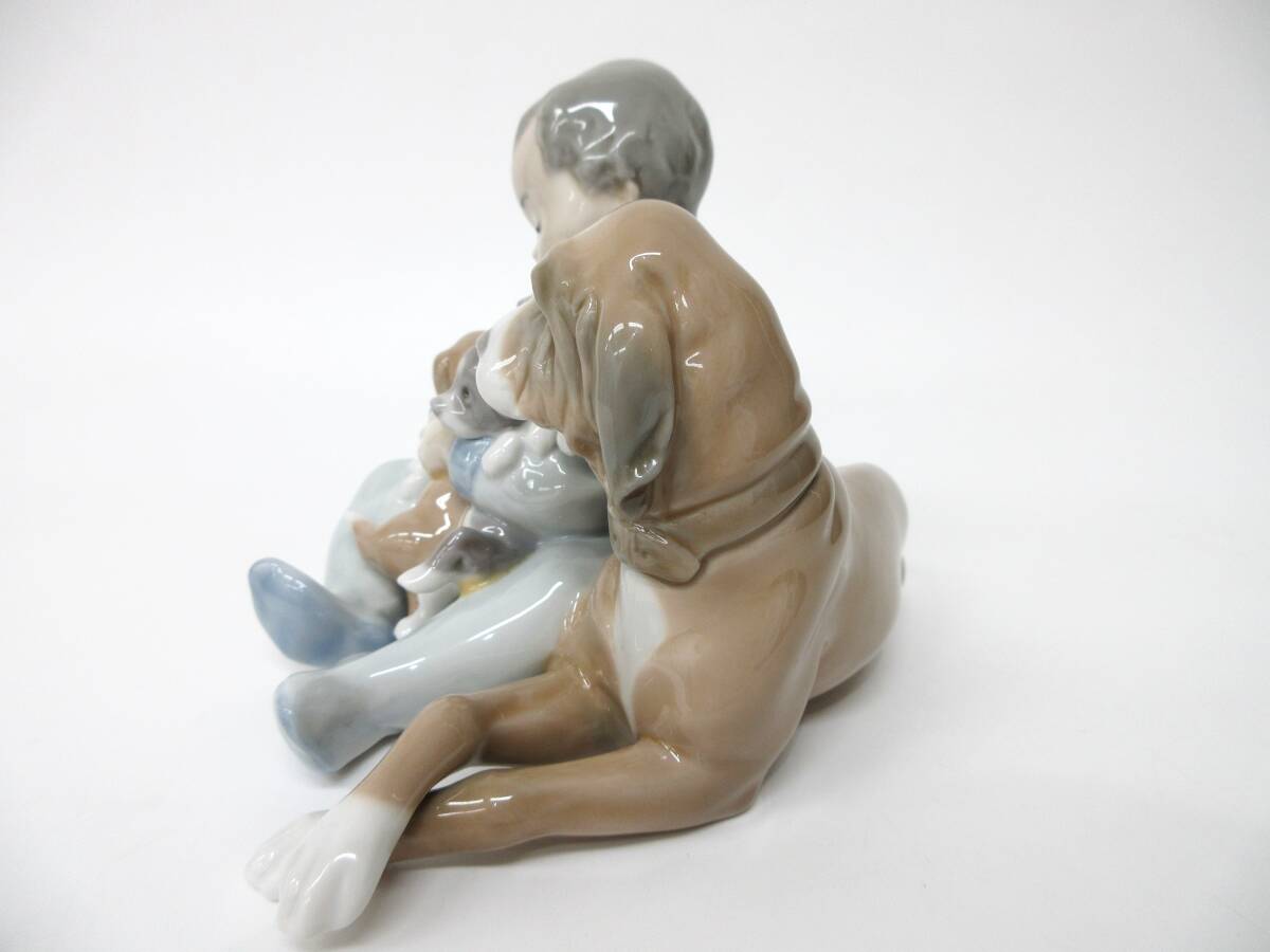 1-3】LLADRO リアドロ みんなお友達 男の子 犬 フィギュリン 1-3】LLADRO リアドロ みんなお友達 男の子 犬 フィギュリン