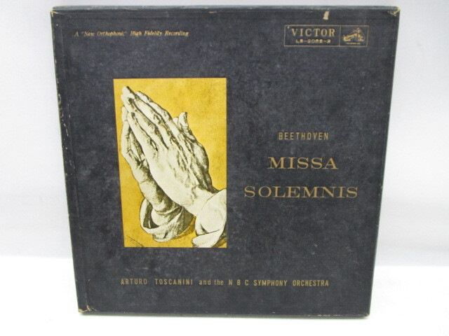 ★平2447 LP レコード BOX トスカニーニ ベートーベン ミサ・ソレムニス TOSCANINI BEETHOVEN MISSA SOLEMNIS クラシック 音楽 32410241