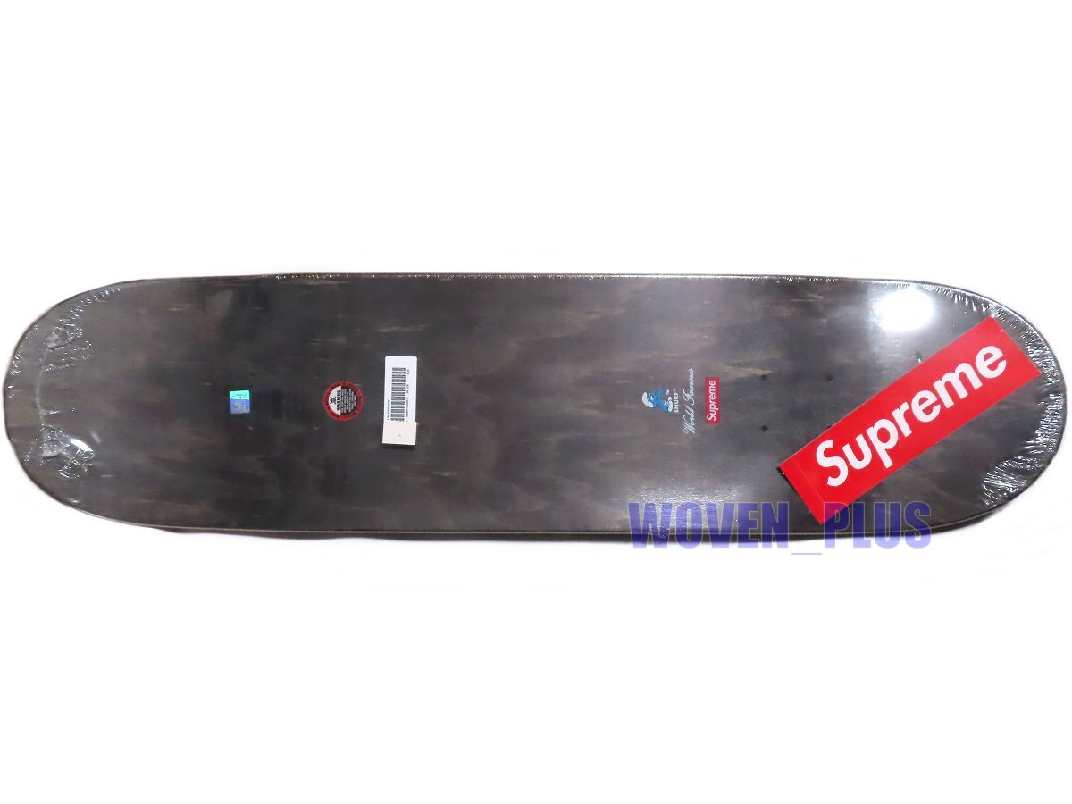  new goods Supreme 20 F/W Week 6 Smurfs Skateboard Black Smurf skateboard black Box Logo Supreme 