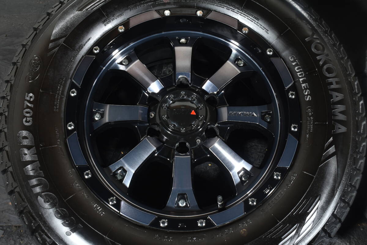☆MKW MK-46 17インチ☆PCD139.7 8J +20☆ヨコハマ アイスガード G075☆265/65R17☆プラド ハイラックス サーフ FJクルーザー☆_画像4