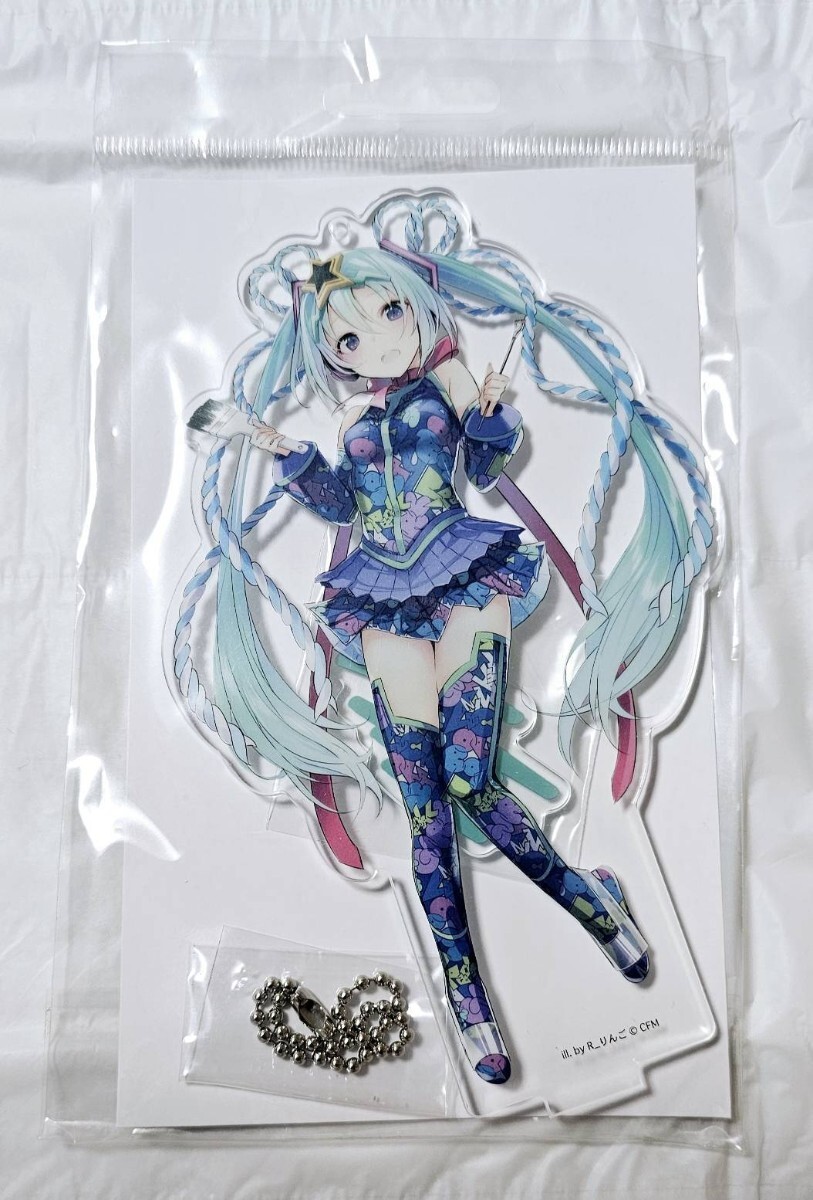 初音ミク Youme Cafe BIGアクリルスタンドキーホルダー R_りんご スイーツパラダイス スイパラ アクキー アクスタ
