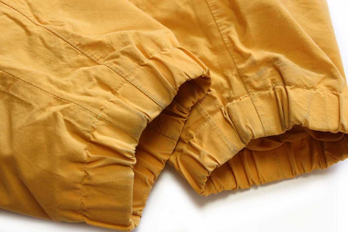 ★90s EddieBauerエディーバウアー ナイロン マウンテンパーカー 濃黃 L★オールド ビンテージ ジャケット アウトドア オーバーサイズ