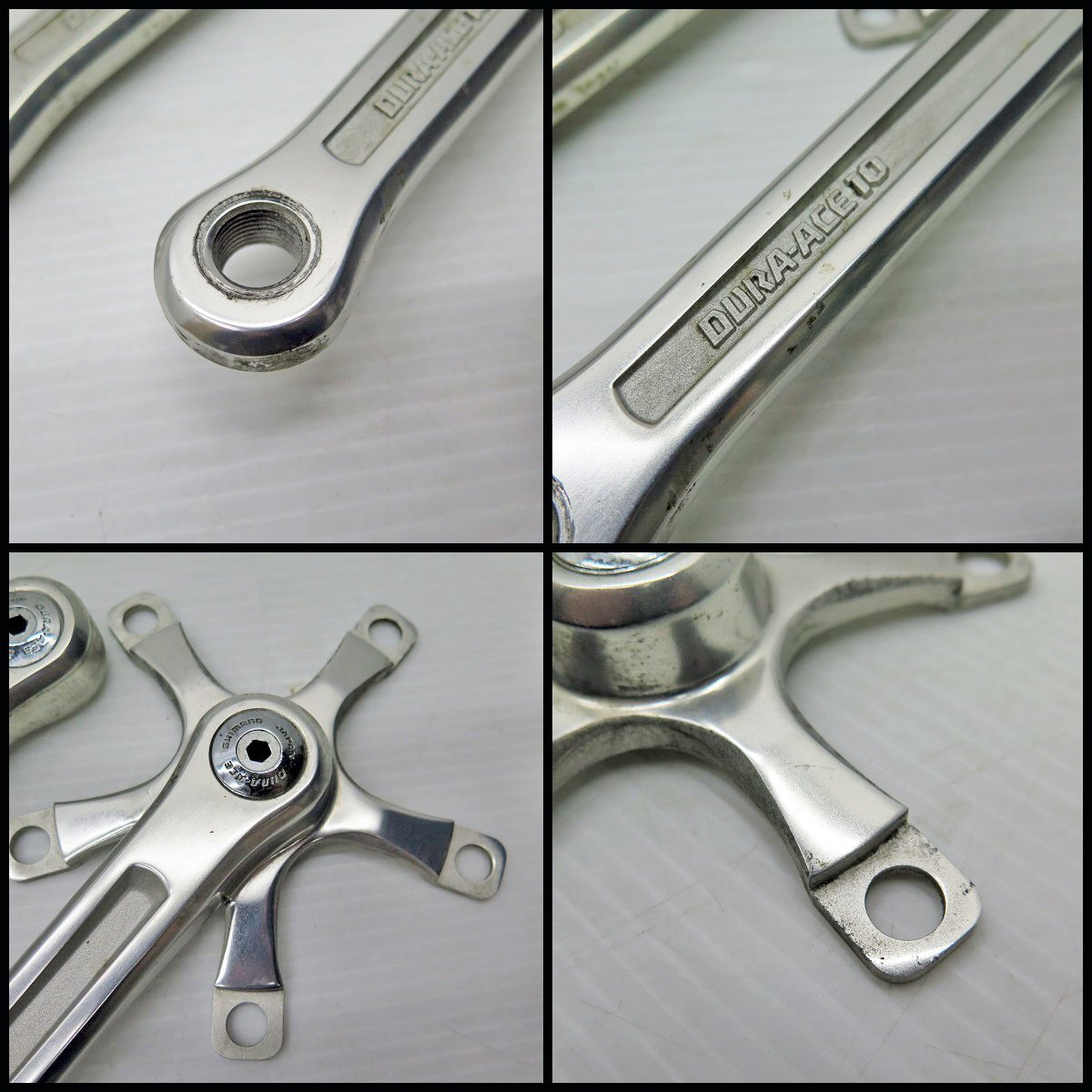 △C) 希少 シマノ デュラエース10 クランクセット 165mm PIST △C) 希少 シマノ デュラエース10 クランクセット 165mm PIST
