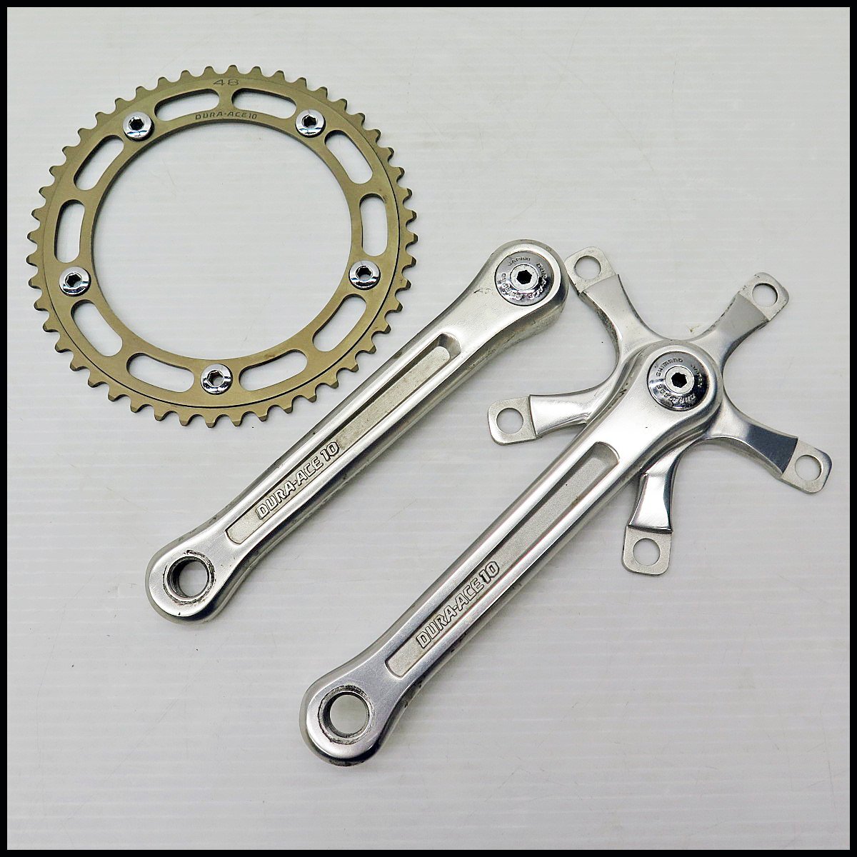 △C) 希少 シマノ デュラエース10 クランクセット 165mm PIST △C) 希少 シマノ デュラエース10 クランクセット 165mm PIST