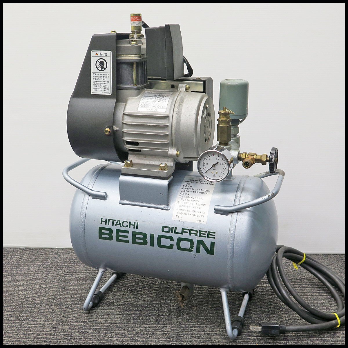 Yahoo!オークション - H21) HITACHI/日立工機 オイルフリー Yahoo!オークション - H21) HITACHI/日立工機 オイルフリー