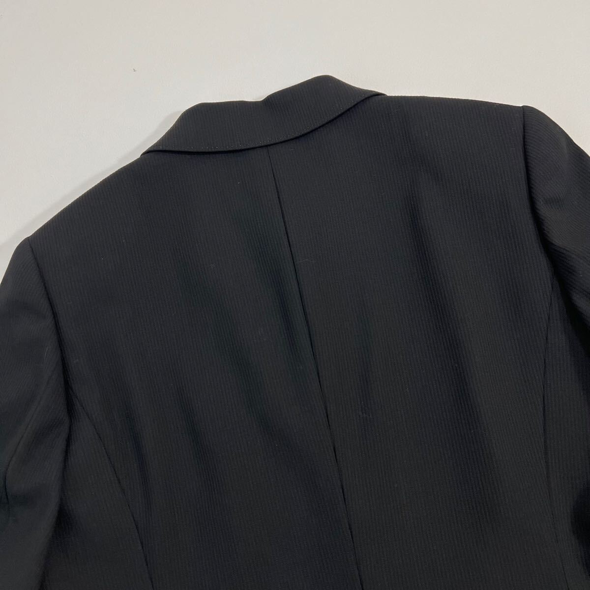 美品 Aquascutum アクアスキュータム ステンカラージャケット ブラック　ロゴボタン　シンプル アウター　トップス レディース