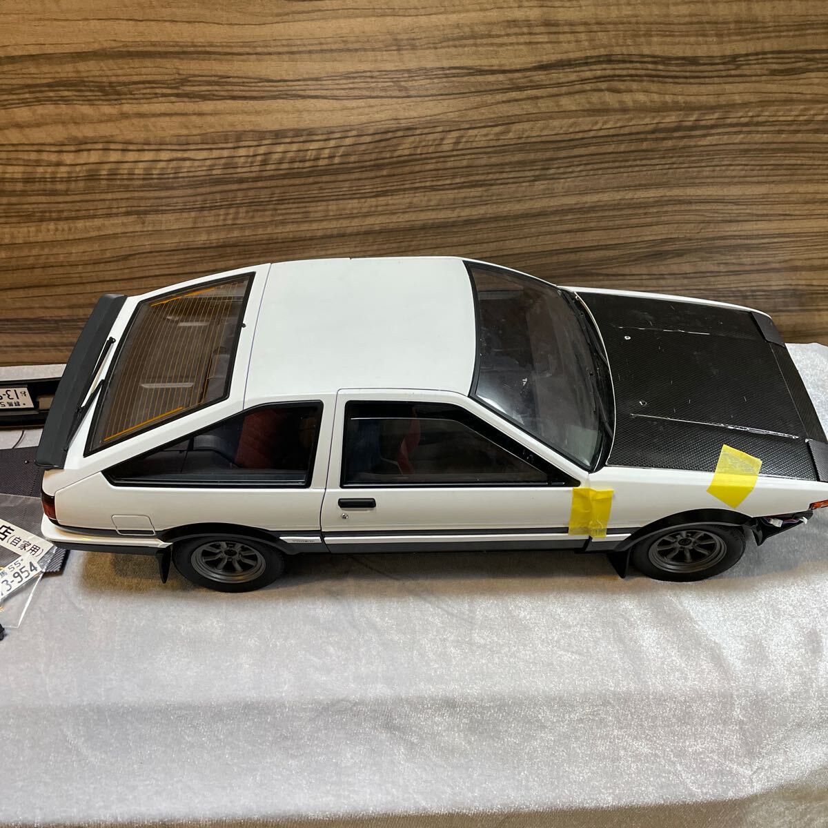 ディアゴスティーニ スプリンタートレノ 1/8 頭文字DのAE86 塗る ディアゴスティーニ スプリンタートレノ 1/8 頭文字DのAE86 塗る
