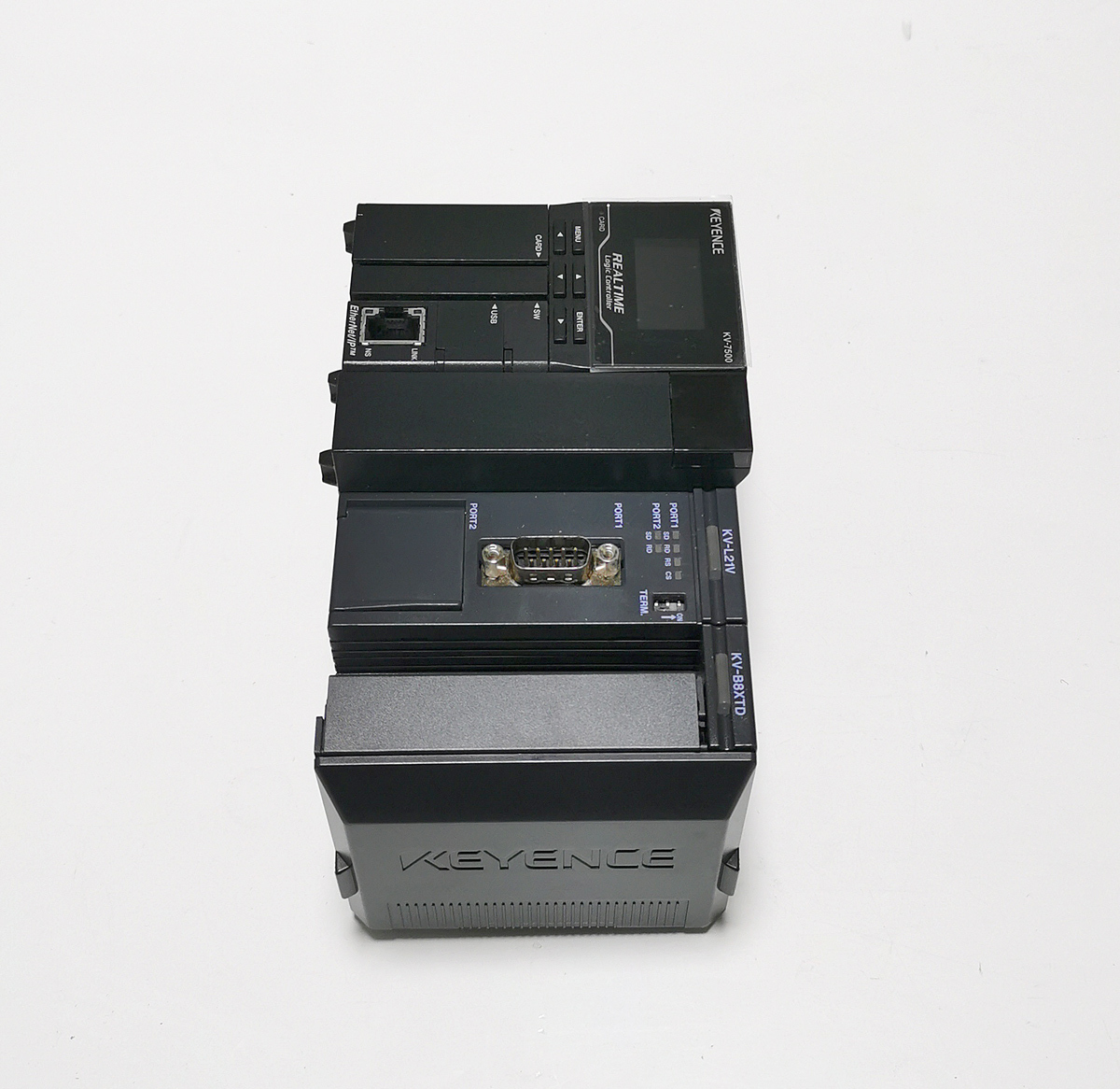 KEYENCE PLC4点 KV-7500 KV-7000C KV-L21V KV-B8XTD キーエンス KEYENCE PLC4点 KV-7500 KV-7000C KV-L21V KV-B8XTD キーエンス