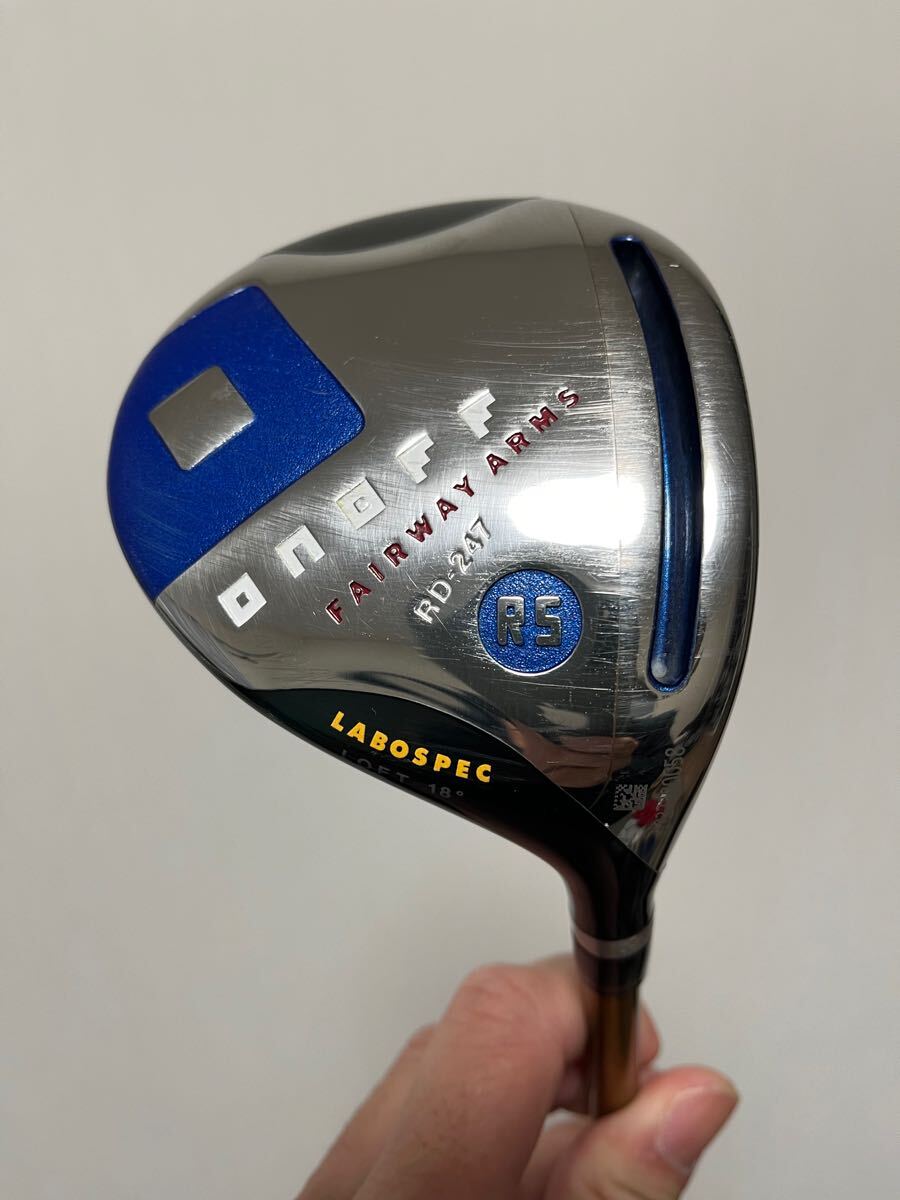 オノフ　ONOFF ラボスペック　RD-247 フェアウェイウッド 5W 18° S