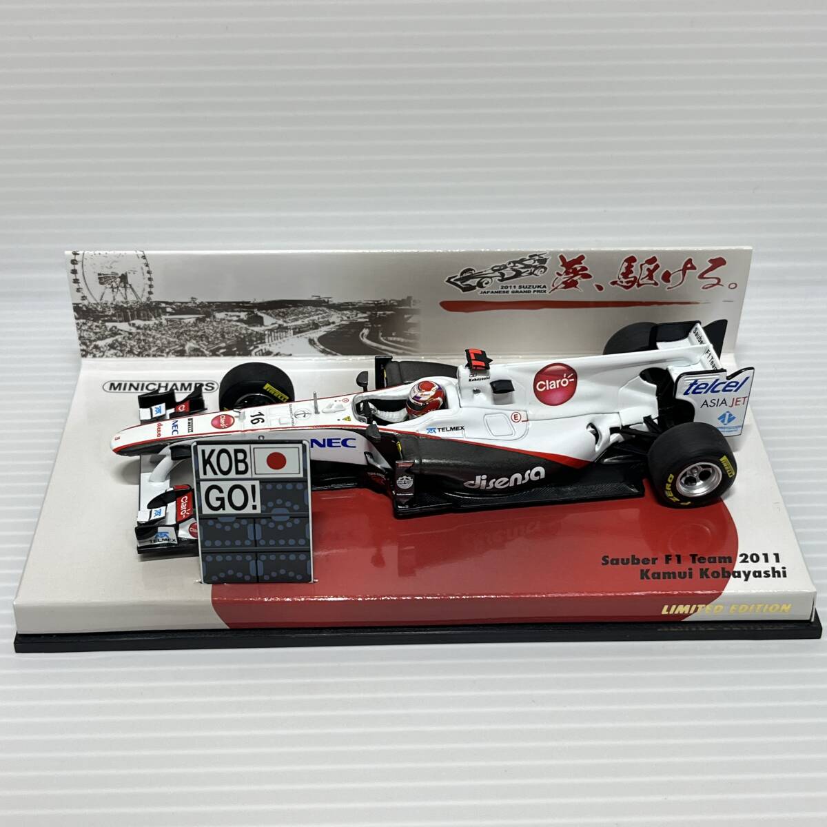 ミニチャンプス 1/43 Sauber F1 Team Showcar Kamui Kobayashi #16 2011 Suzuka 413110186 小林可夢偉 鈴鹿サーキット限定 ショーカー
