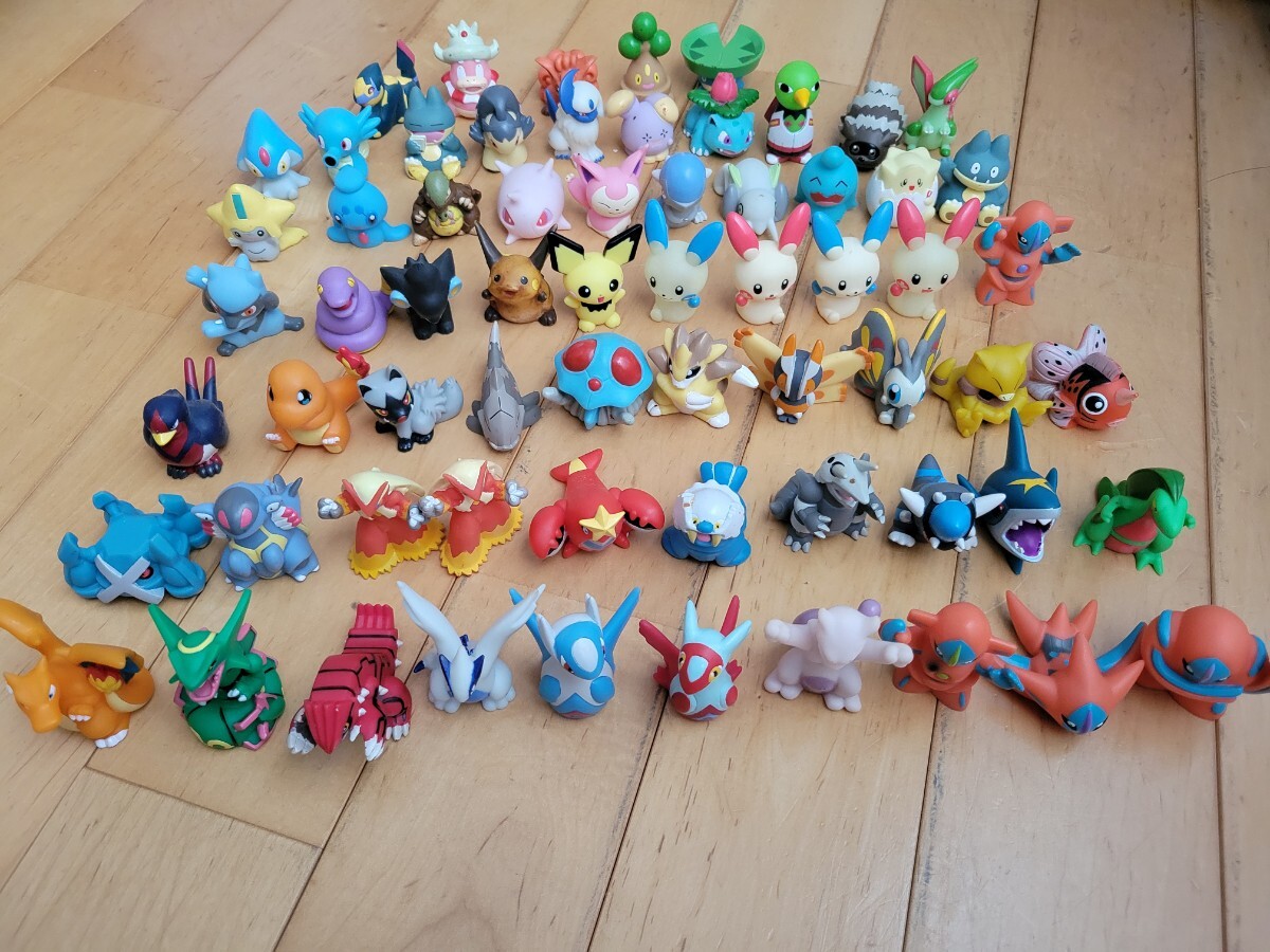 当時物 ポケモン 指人形 フィギュア 65体