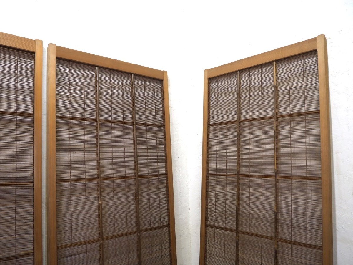 タT0274◇(2)【H176,5cm×W67cm】×4枚◇長年使い込まれたレトロな タT0274◇(2)【H176,5cm×W67cm】×4枚◇長年使い込まれたレトロな