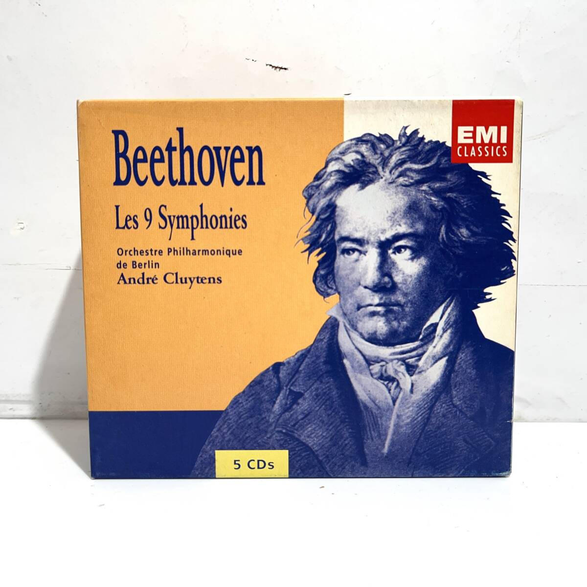 (志木)【動作品】Beethoven/ベートーベン Les9 symphonies 輸入盤 5CD 5枚組 EMI classics オーケストラ 演奏 交響曲 (o)
