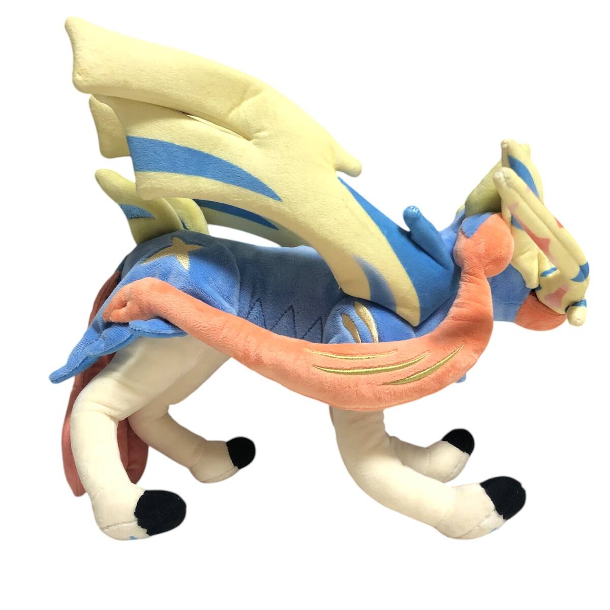 美品 ポケモン ザシアン ポケモンセンター限定 ぬいぐるみ 23×36 美品 ポケモン ザシアン ポケモンセンター限定 ぬいぐるみ 23×36