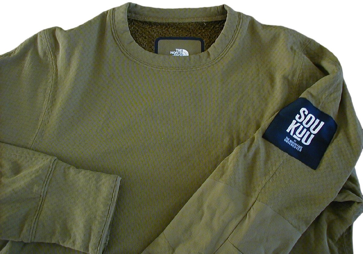【未使用XS】《ザ・ノース・フェイス × アンダーカバー》創空 M’s SOUKUU FTRFLC CRW ■THE NORTH FACE BUTTERNUT■