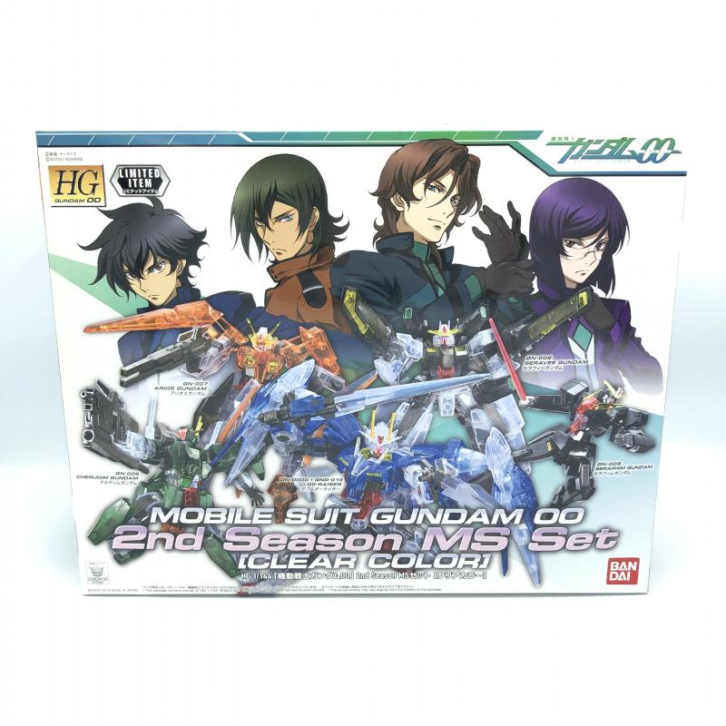 【中古】バンダイ HG 1/144 ガンダム00 2nd Srason MSセット[クリアカラー][240006498087]