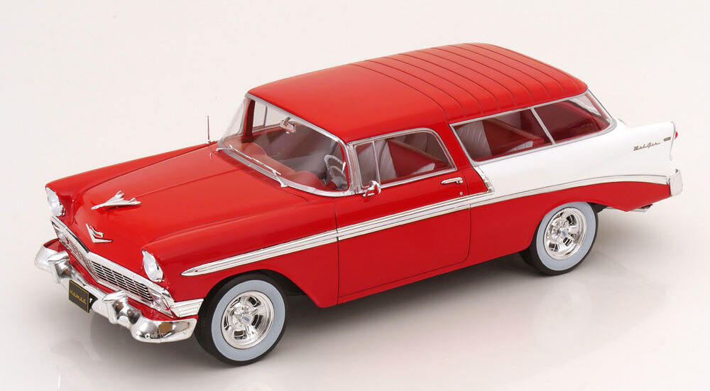 KK scale 1/18 Chevrolet Bel Air Nomad Custom 1956　レッド　キャデラック