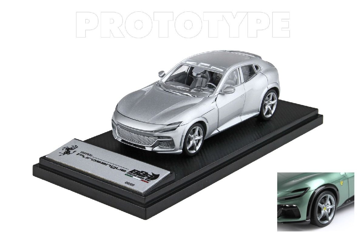 ＜予約品＞ BBR 1/43 Ferrari Purosangue Verde Dora　HE43001C　フェラーリ　プロサングエ
