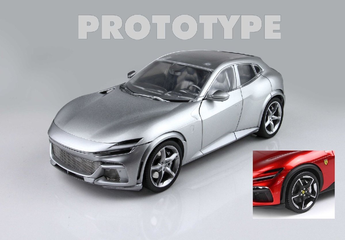 ＜予約品＞　BBR 1/18 Ferrari Purosangue　Rosso magma　HE180052B　フェラーリ　プロサングエ