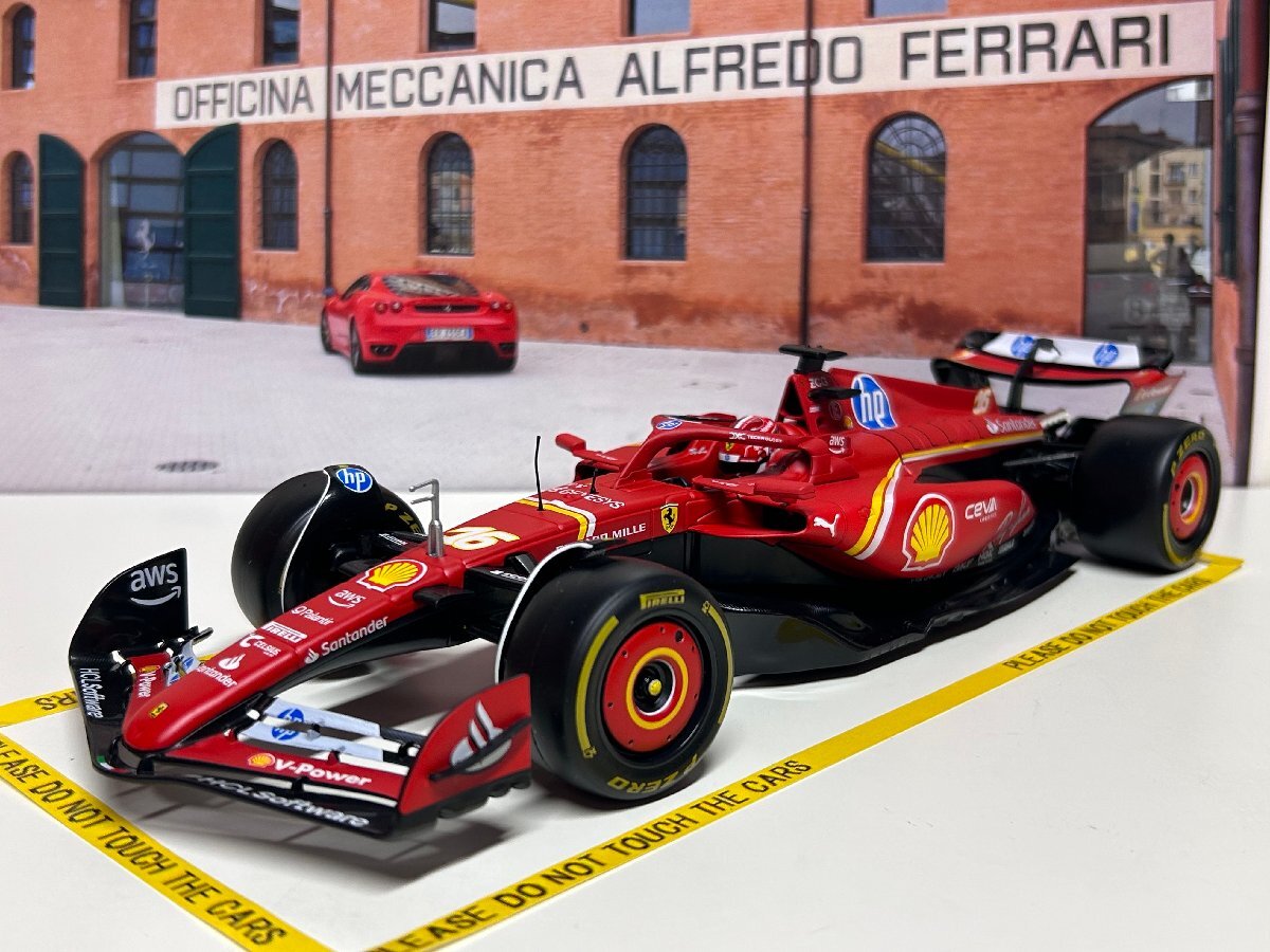 Burago 1/18 Ferrari SF 24 #16 CHARLES LECLERC　フェラーリ　ブラーゴ　ルクレール