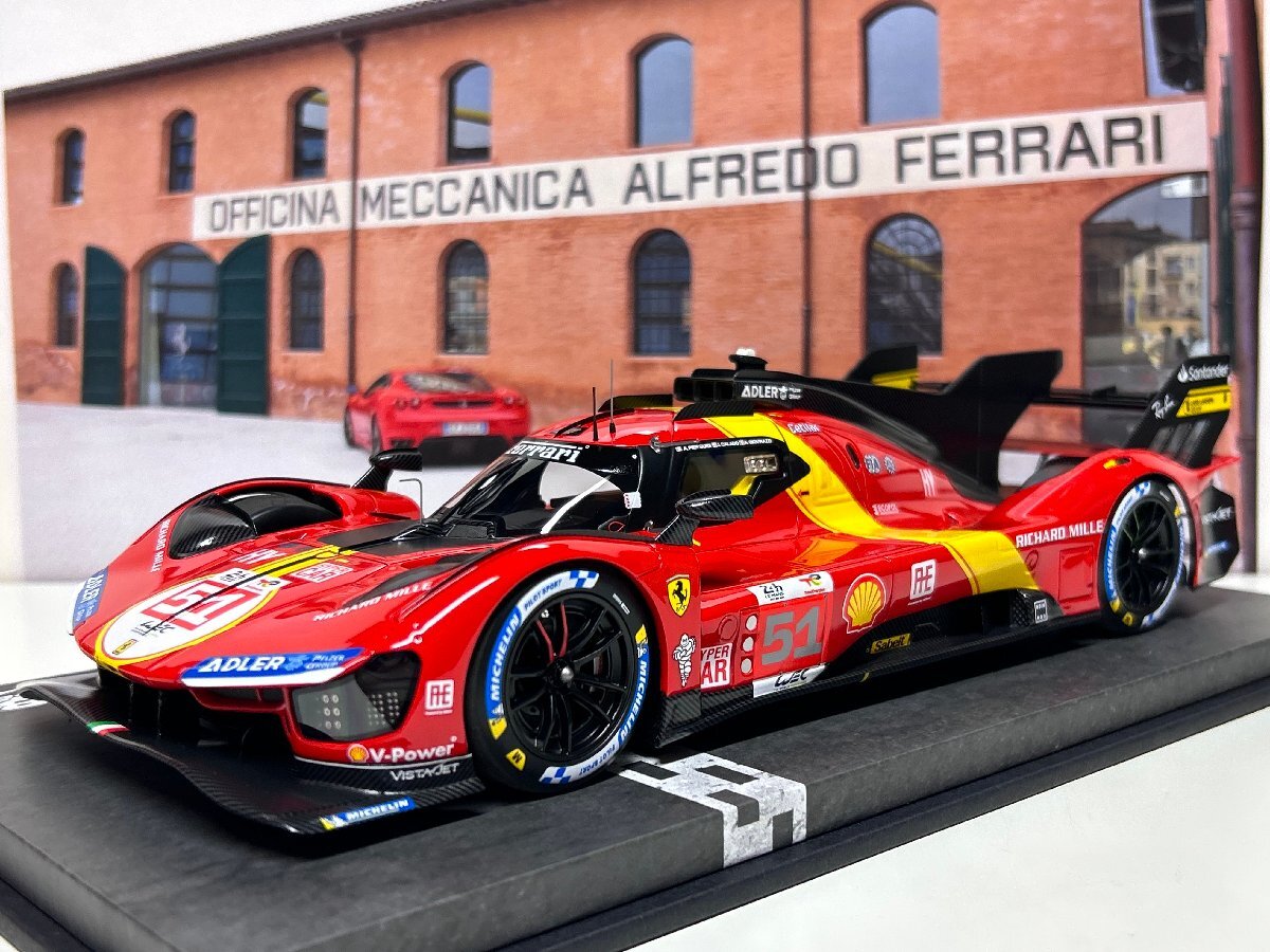 BBR 1/18 Ferrari 499P Hypercar 2022 #51　Winner 　フェラーリ　P18239　ミニカー